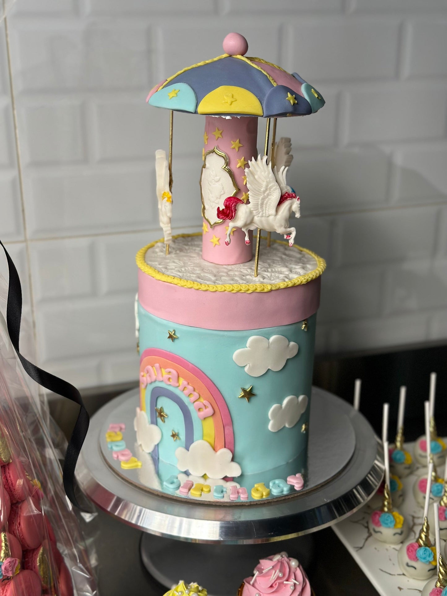 Unicorn Carousel Theme Party Bundle